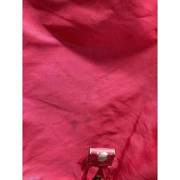 Victoria's Secret Overnight Weekender Tote Bag Packable Folding Pink Tropical - Picture 8 of 9